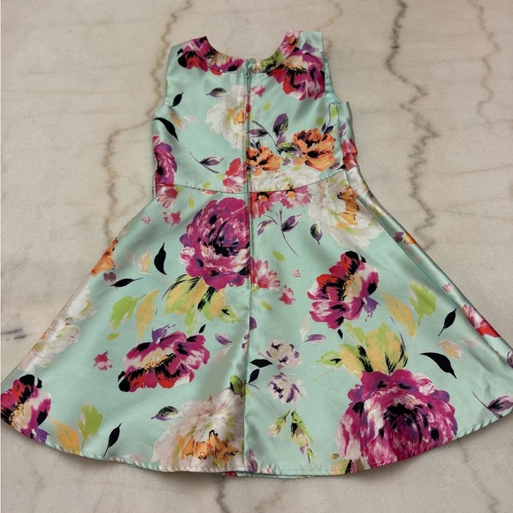 The Children’s Place Mint Floral Kids Dress - Picture 3 of 5